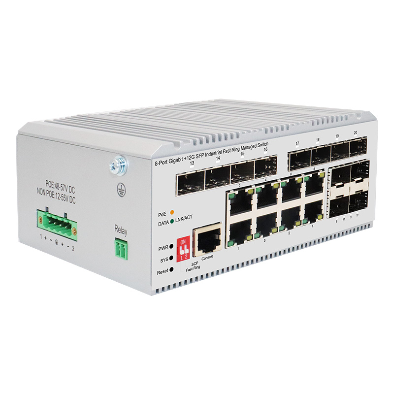 Gigabit SFP fiber module expansion slots